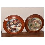 WOOD FRAME CHARLES WYSOCKI 2 PLATES L SHALL WE
