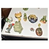 MUSHROOM FROGS INCLUDING ROYAL DOULTON