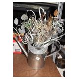 WATERING CAN WITH FLOWER ARRANGEMENT