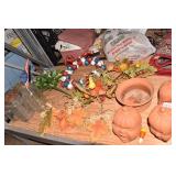 CLAY PUMPKINS RED WHITE AND BLUE