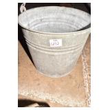 GALVANIZED BUCKET WITH HANDLE