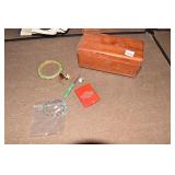 JEWELRY CHEST AND JEWELRY.