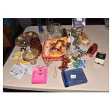 GLASSES SPEAKER CANDLES GLASS PIECE METAL TIN