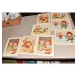 8 CAMPBELL KIDS PRINTS