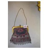 ANTIQUE MESH PURSE WHITING DAVIS VERY NICE COND.