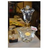 LEAD CRYSTAL PERFUME BOTTLE.