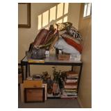 BOOKS, DECORATIONS, FRAMES, ETC.