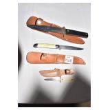 3 KNIVES WITH SHEATH IMPERIAL RIA