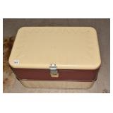 VINTAGE COOLER WITH BOTTLE OPENER AND ICE PICK