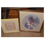 FROG SIGNED PRINT KELLY B RIGHT SELL AND GIRL