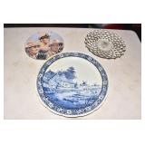 DELFT PLATE, FOSTORIA PLATE .