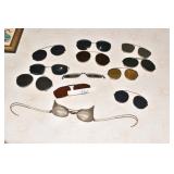 WELDING GLASSES AND CLIP ON SUNGLASSES.