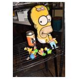 SIMPSONS AND FAMOUS HOMERS BEER CAN.