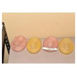 COVERED BUNNY DISHES.