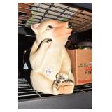 12" PLASTER BEAR BANK