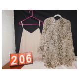 2 PIECE 2 X BEIGE TOP