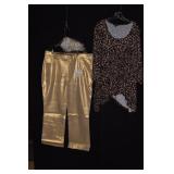 DIANE GILMAN GOLD JEANS 22 WP AND SKINNY BRAND 2