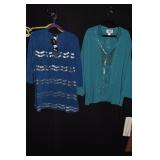 2 X SEQUIN DECORATION NEW TOPS