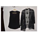 2 X ANTHONY ORIGINAL OVER TOP BLACK AND