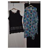 KATHLEEN KIRKLAND 2 X BLACK WITH MESH BASE AND