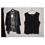ANTHONY ORIGINAL BLACK OVER TOP AND SLEEVELESS