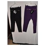 IMAN NEW ZIPPER POCKET FRONT BLANK AND PURPLE