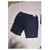 SHORTS RHINESTONE HEART & DENIM SKIRT 1 X