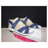 RYKA SANDALS NAVY BLAZER SIZE 9 NEW