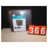 BROWN PORTABLE STORAGE STOOL 16" X 16" X 16"