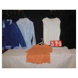 1 X GROUP OF CLOTHES AND US AIR SHIRT