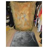 SLATE GRAY SOFT LAP BLANKET & COTTON ANGEL