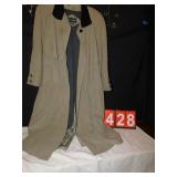 "GALLERY PETITE" TRENCH COAT SIZE 14
