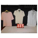 RALPH LAUREN TOP, SWEATER, LIZ. WHITE TOP ALL SZ.