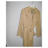 RALPH LAUREN X L TAN 3/4 LENGTH COAT