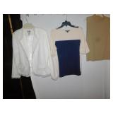 THREE LARGE GRAFF JACKET, R LAUREN 2 TONE