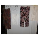 APT 9 BANTS, CHRISTOPHER BANKS XL SNAP FRONT TOP,