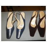 SZ. 7 KAREN SCOTT 2 PAIRS BROWN NEW, BLACK LIGHT