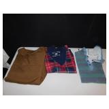 STRUCTURE XL STRIPPED, CUTTER & BUCK PLAID,