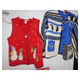 100% WOOL HOLIDAY VEST XL APPROX., XL JACKET
