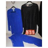 CAROLYN STRAUSS 2X OUTFIT, BEACH COVER UP 3 X