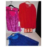 DIANE GILMAN SZ 2X 100% SILK, VALERY STEVENS 2X