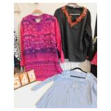 DIANE GILMAN PINK/PURPLE SHIRT 2X/SKIRT 1X, LIDER