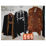 CAROLYN STRAUSS 2X SHIRT, DG 2X SUN DRESS, MAGGIE