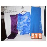 CARLYN STRAUSS 2X SLACKS OUTFIT, SKIRT 1X, SLACKS