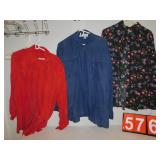3 100% BLOUSES L-XL