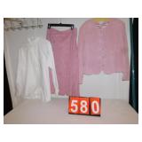 PENDLETON LEATHER BLAZER PINK COLOR SIZE XL,