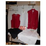 PRINCETON CLUB 100% WOOL RED VEST 18/20, BERNARDO