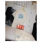 ARIEL WHITE BUTTON UP APPROX. SZ 1X, SLINKY 2X