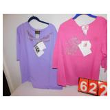 NEW QUACKER FACTORY 1X SHIRT, AND NEW BOB MACKIE