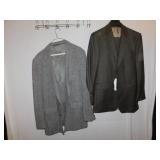100% WOOL JACKET, RALPH LAUREN 36 R- 36 PANTS/ 32